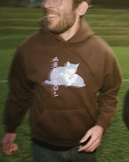 TIBBLES HOODIE BROWN