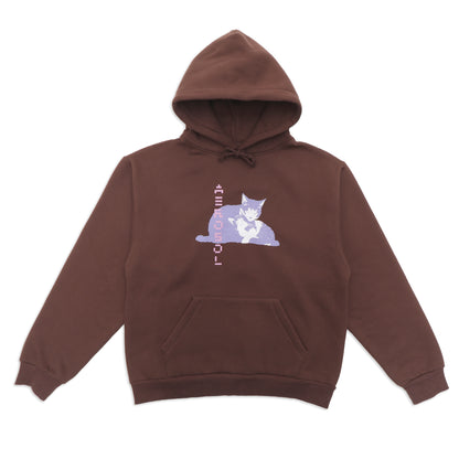 TIBBLES HOODIE BROWN