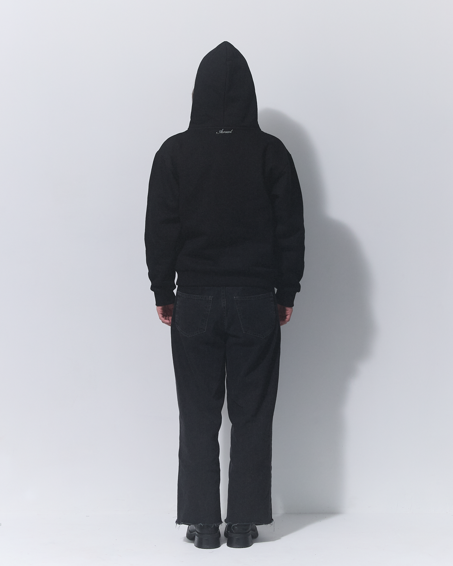 ANGEL ZIP HOODIE BLACK