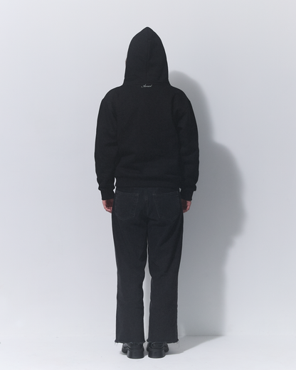 ANGEL ZIP HOODIE BLACK
