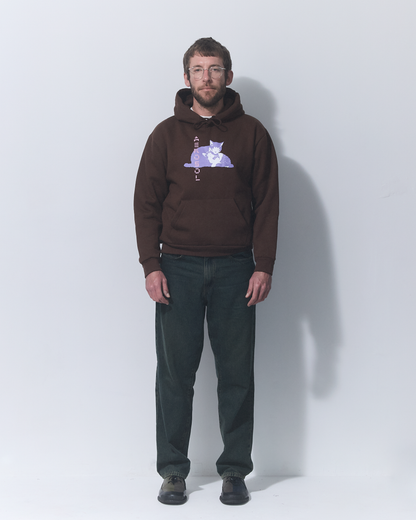 TIBBLES HOODIE BROWN
