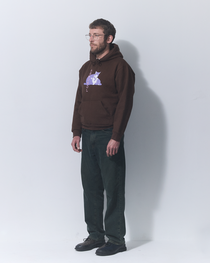 TIBBLES HOODIE BROWN