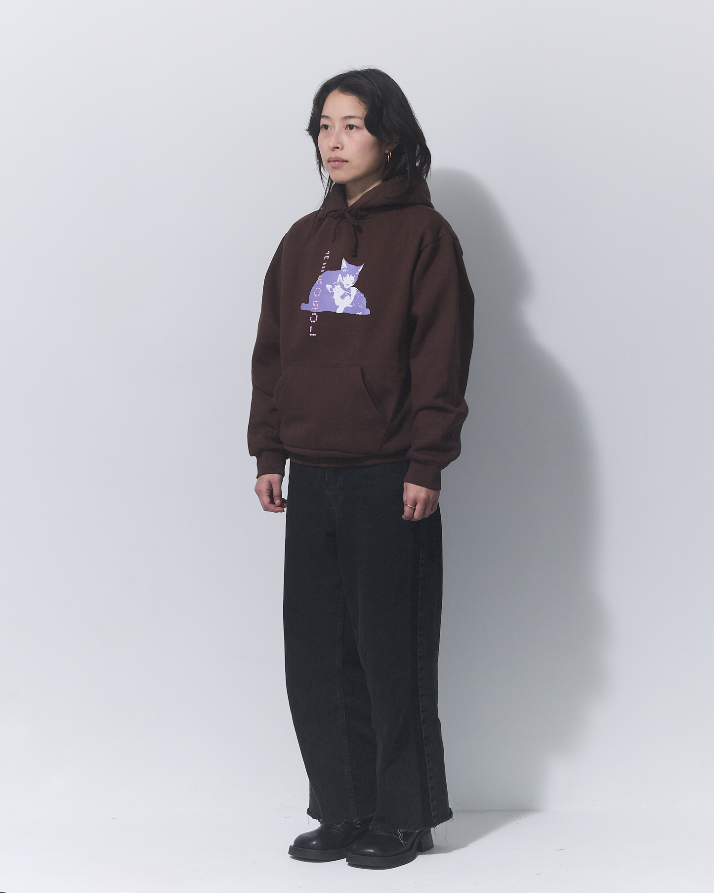 TIBBLES HOODIE BROWN