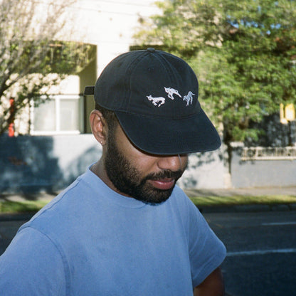 FROLIC HAT WASHED BLACK