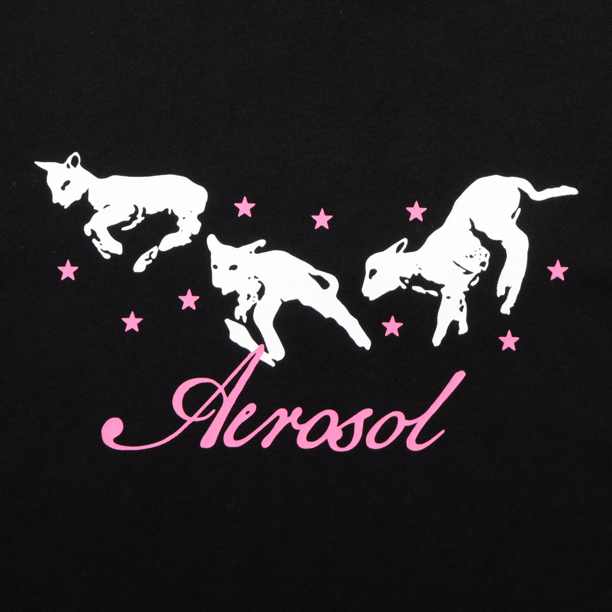 FROLIC TEE BLACK/PINK