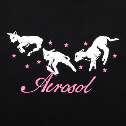 FROLIC TEE BLACK/PINK