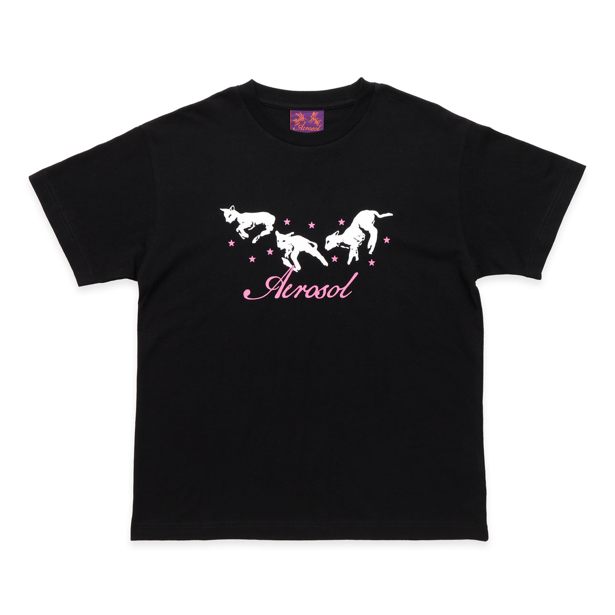 FROLIC TEE BLACK/PINK